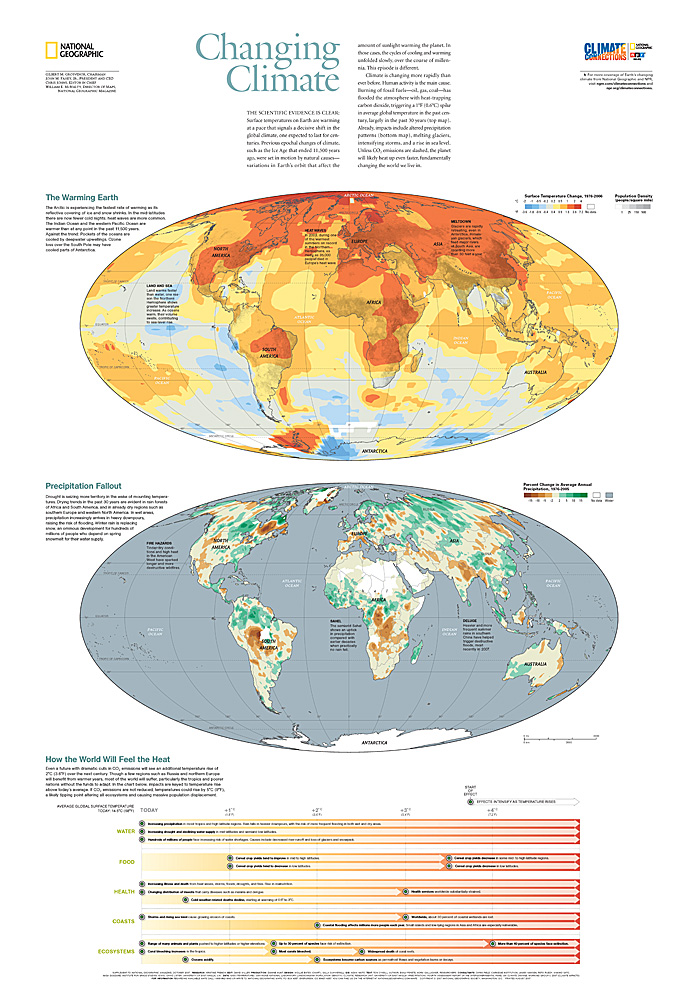 Changing Climate Map