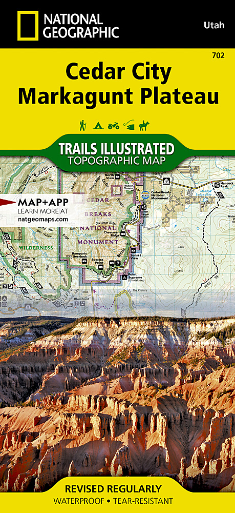 Cedar City, Markagunt Plateau Map