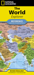 World Explorer with Flags & Facts Map [folded]