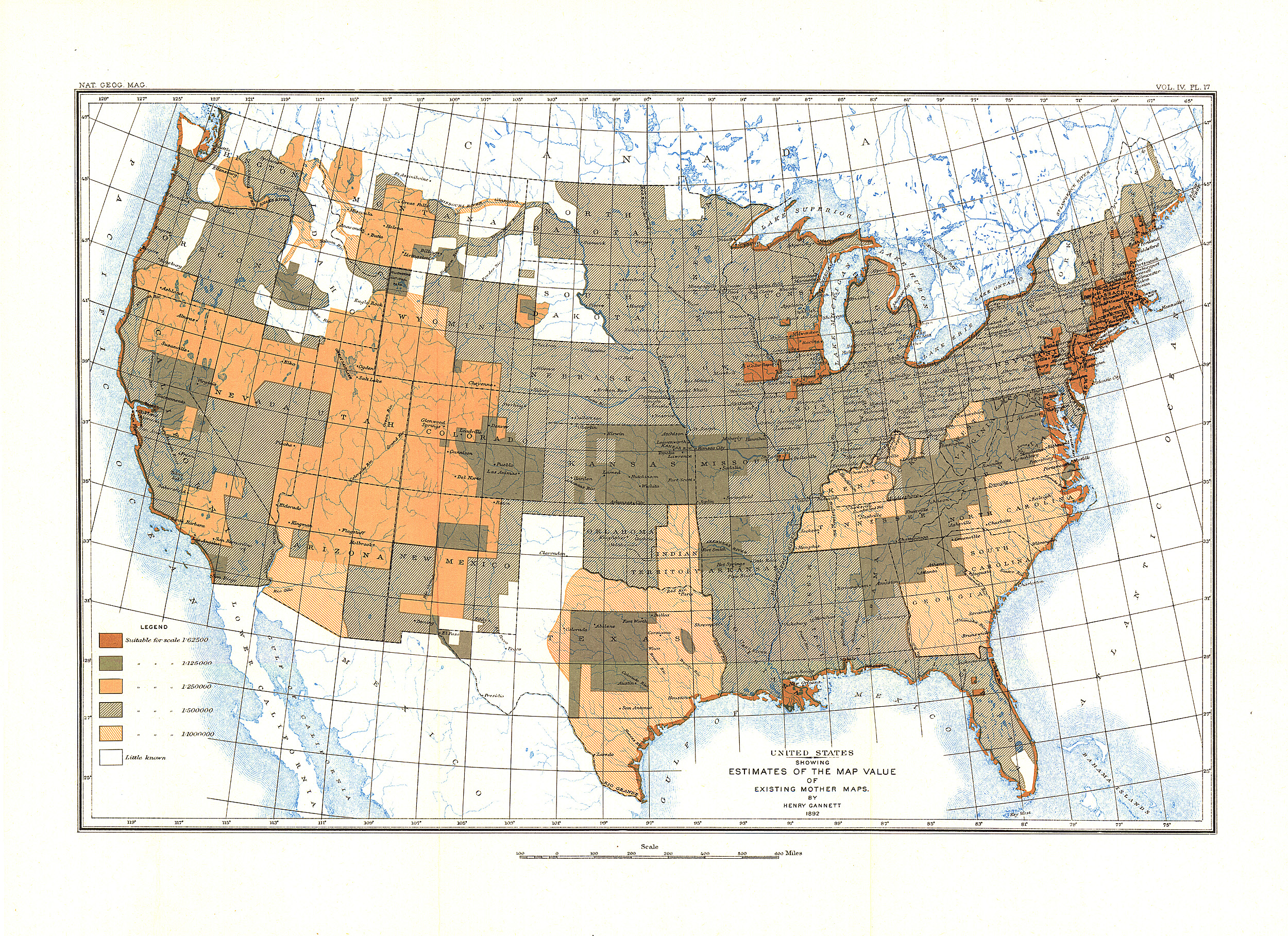 United States of America Map