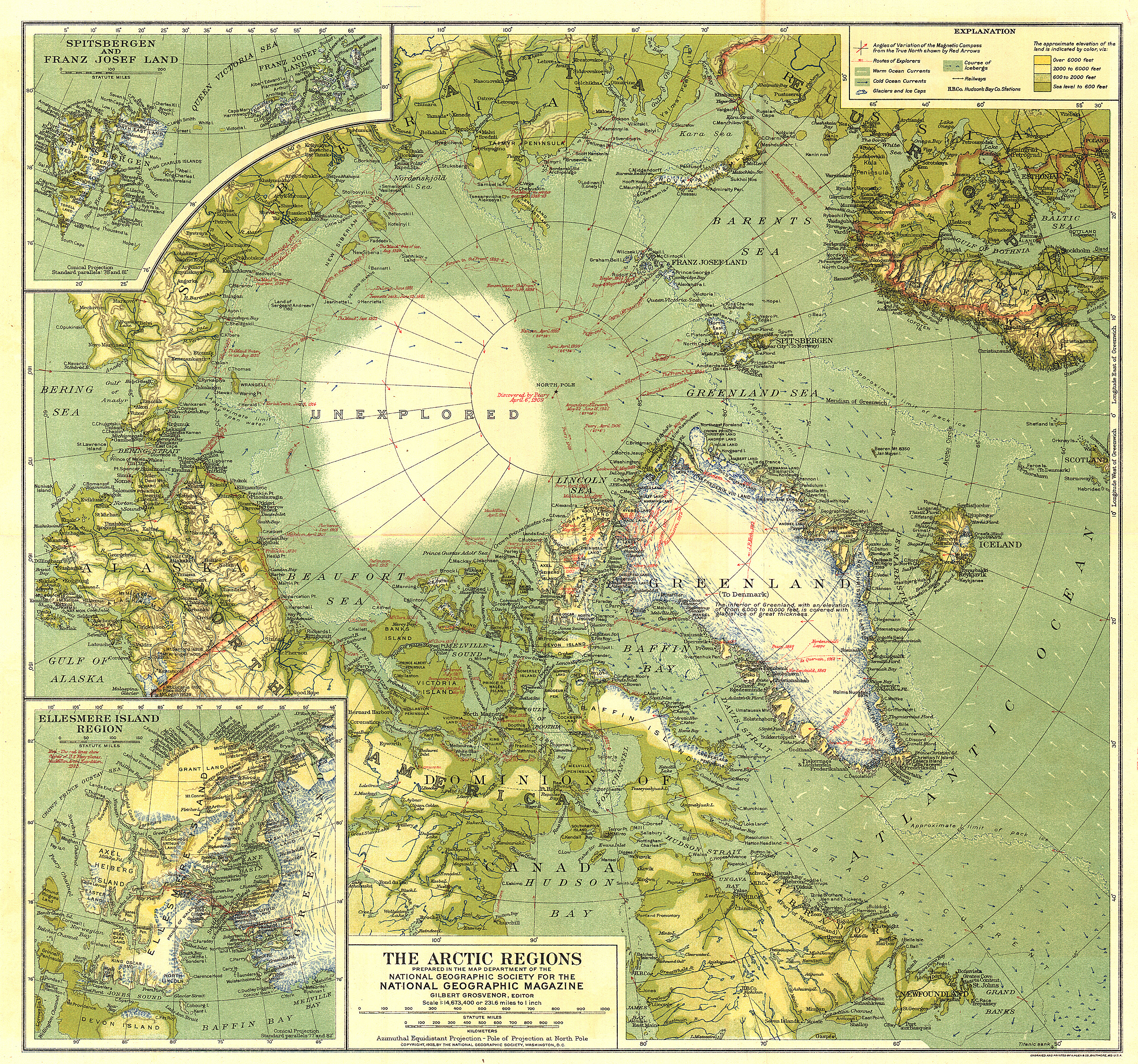 Arctic Regions Map