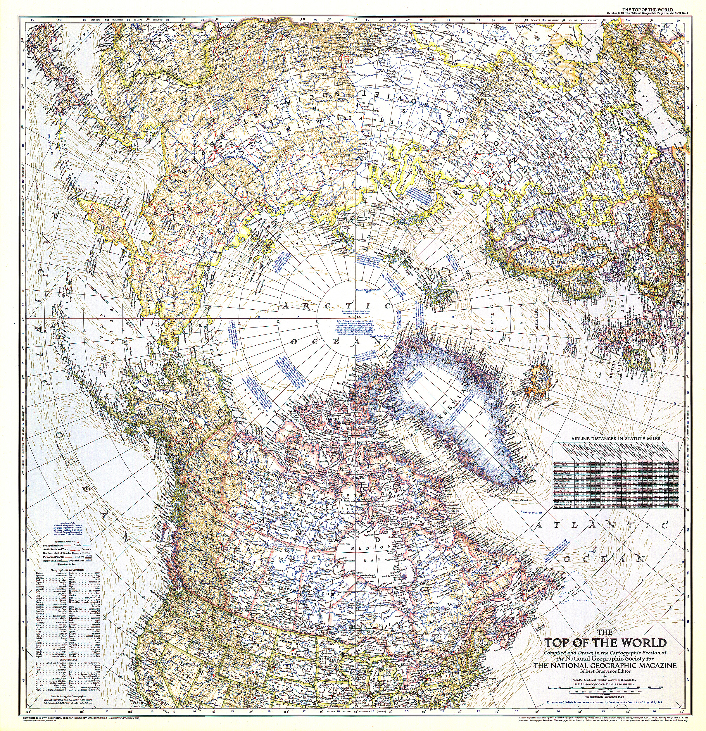 Top of the World Map