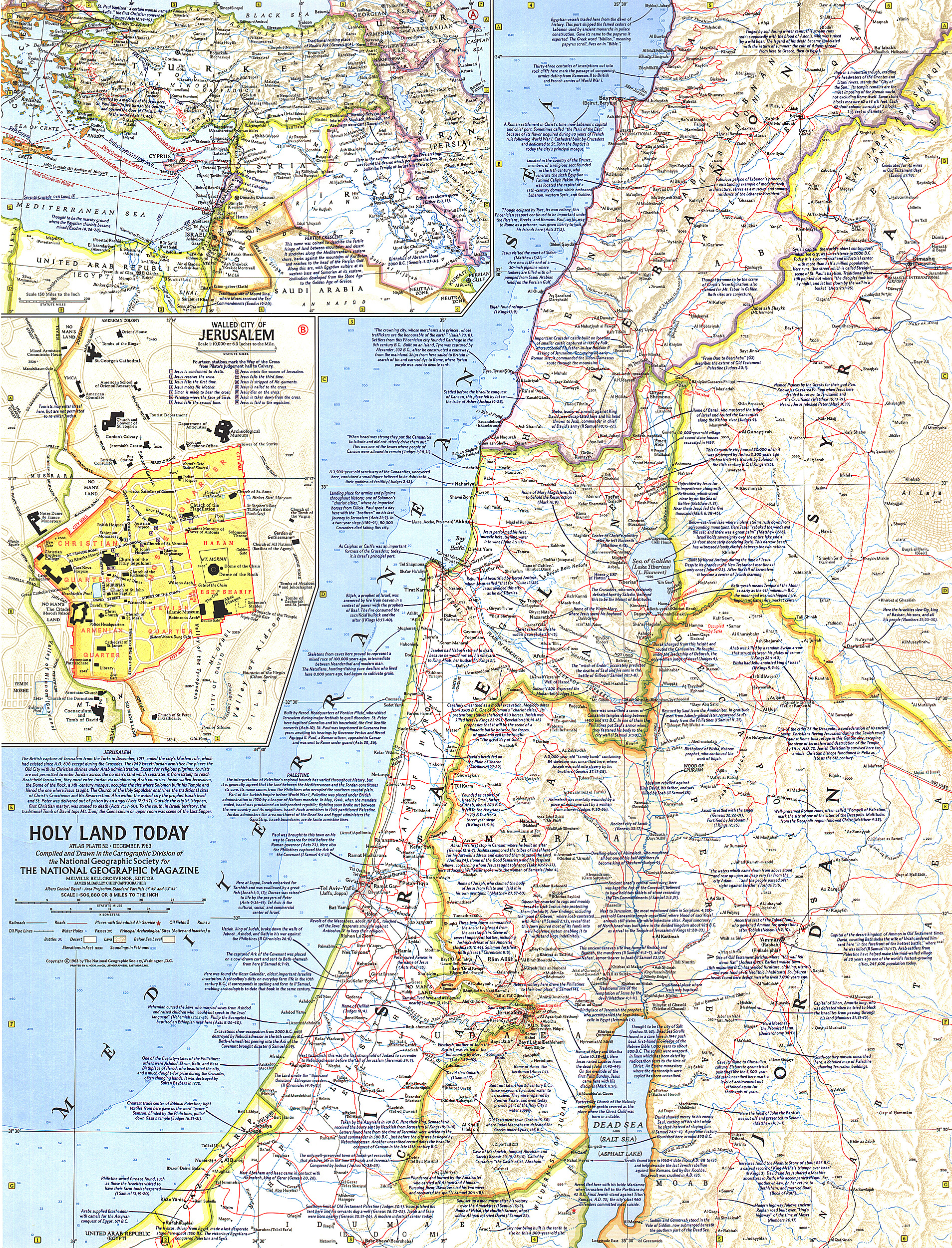 Holy Land Today Map