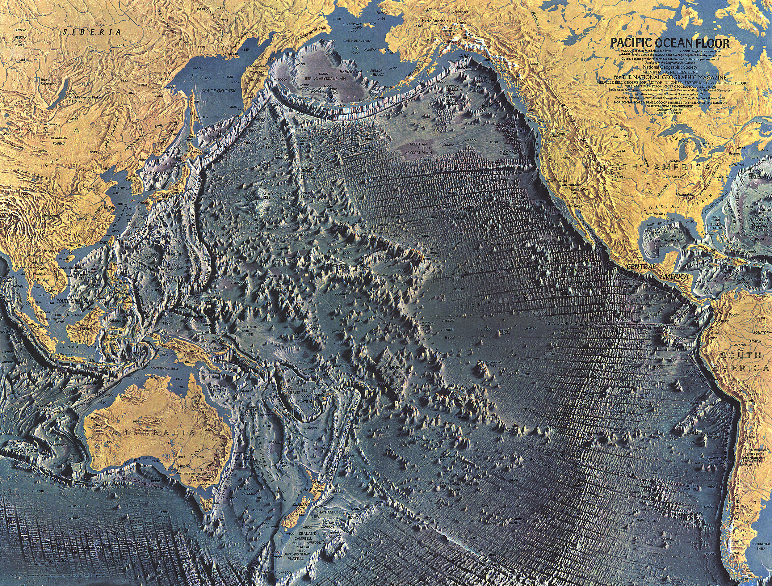 Pacific Ocean Floor Map