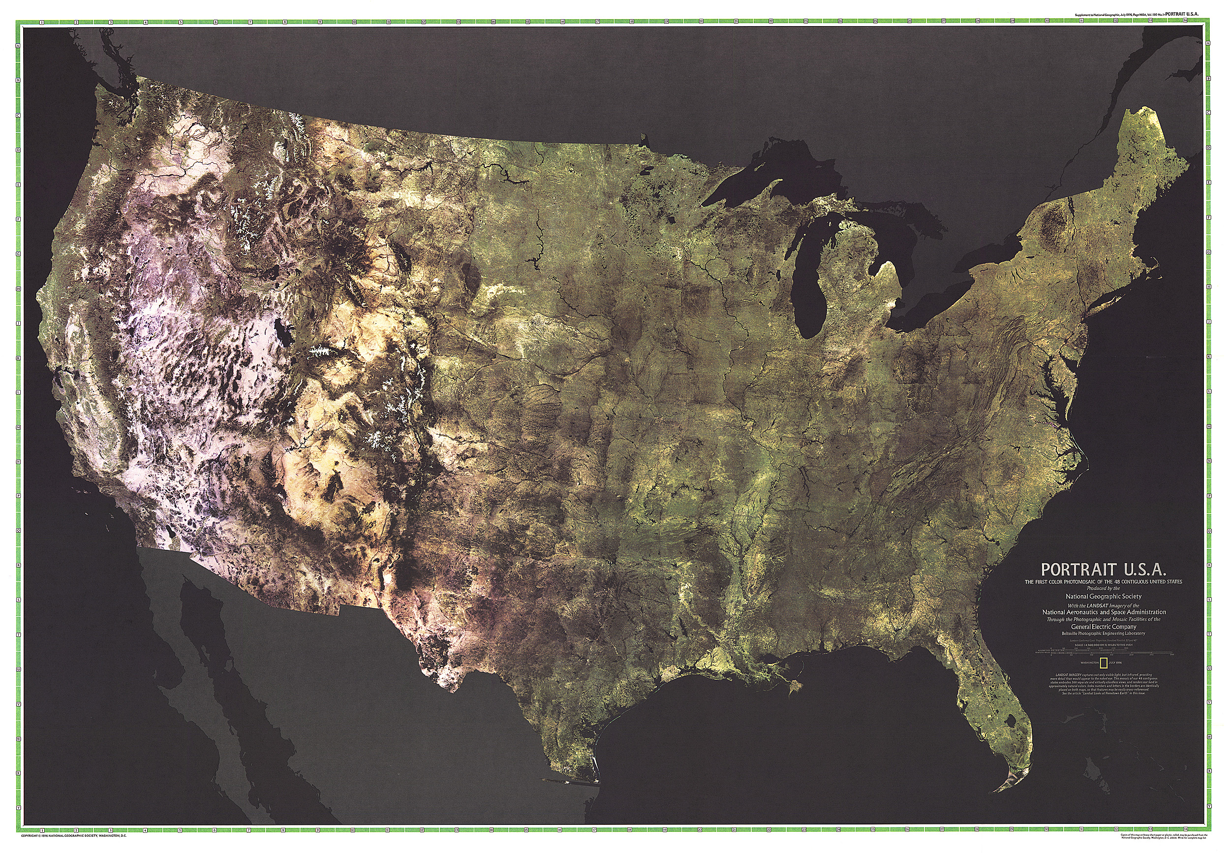 Portrait USA Map