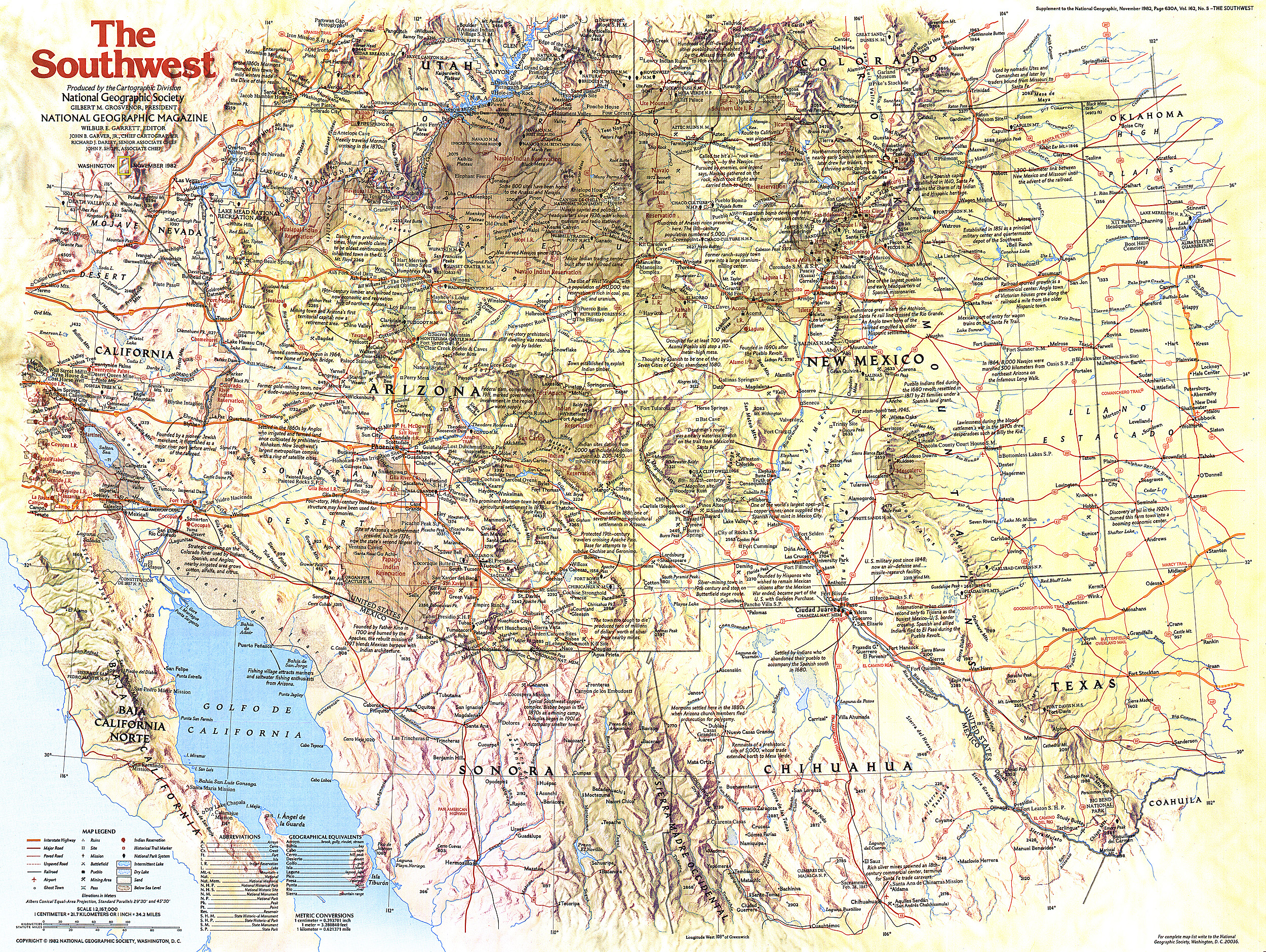 Sw World Map Southwest Map Side 1