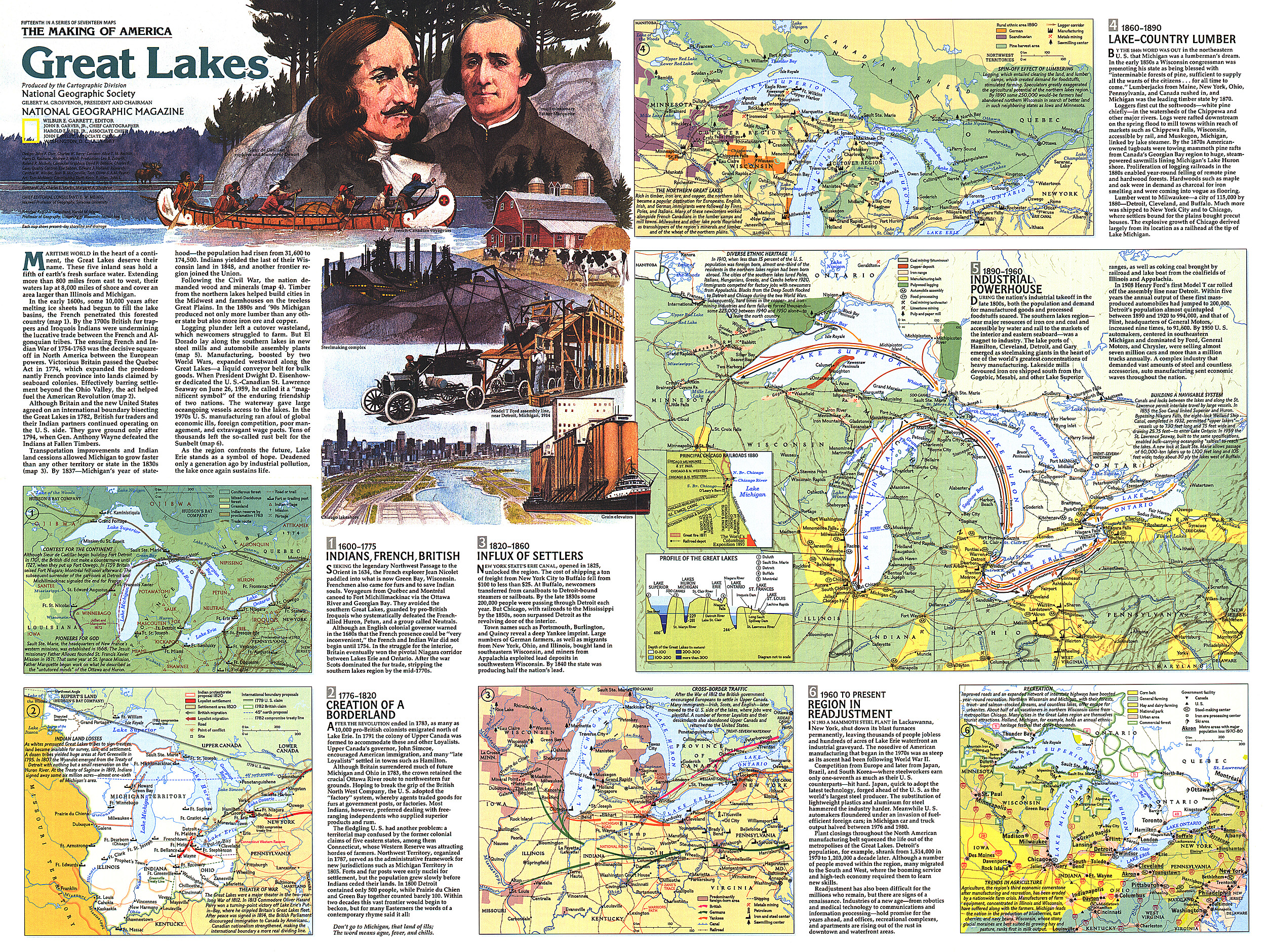 Great Lakes Map Side 2