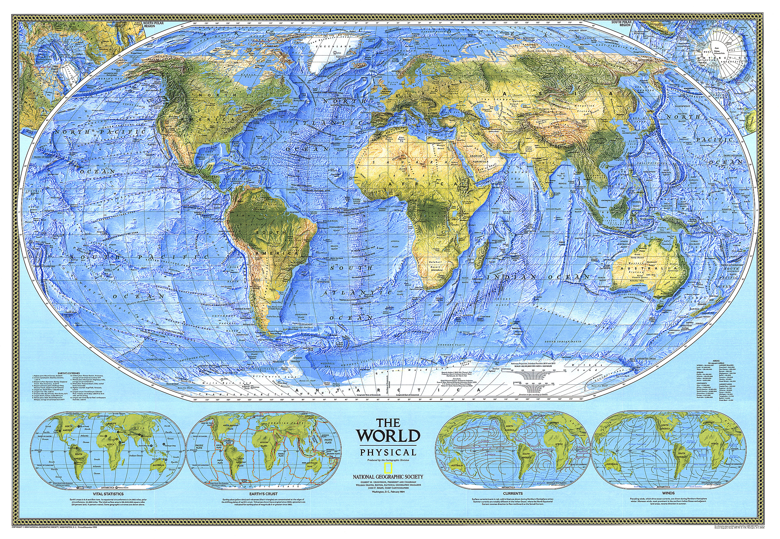 World Physical Map