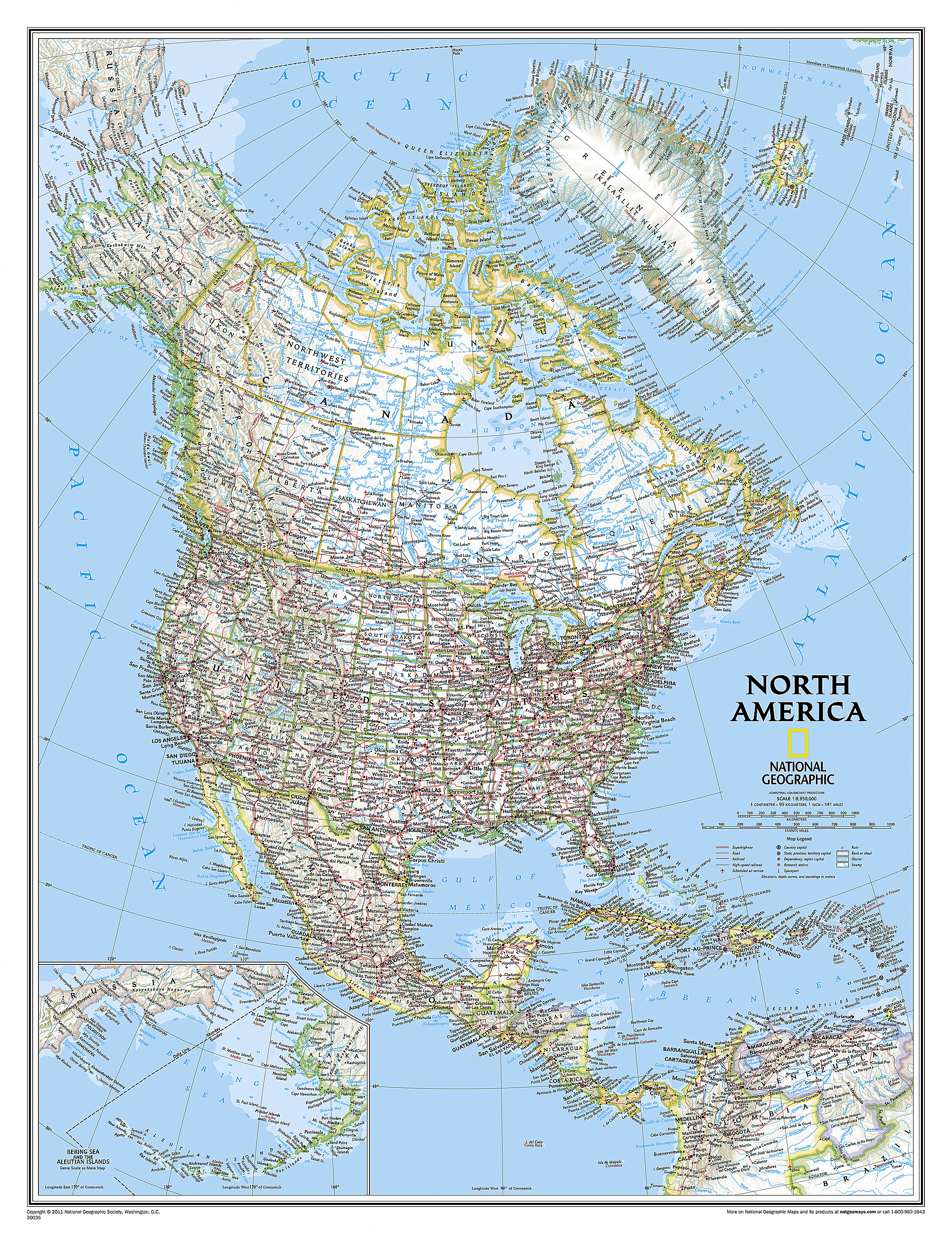 North America Classic [Enlarged] Map