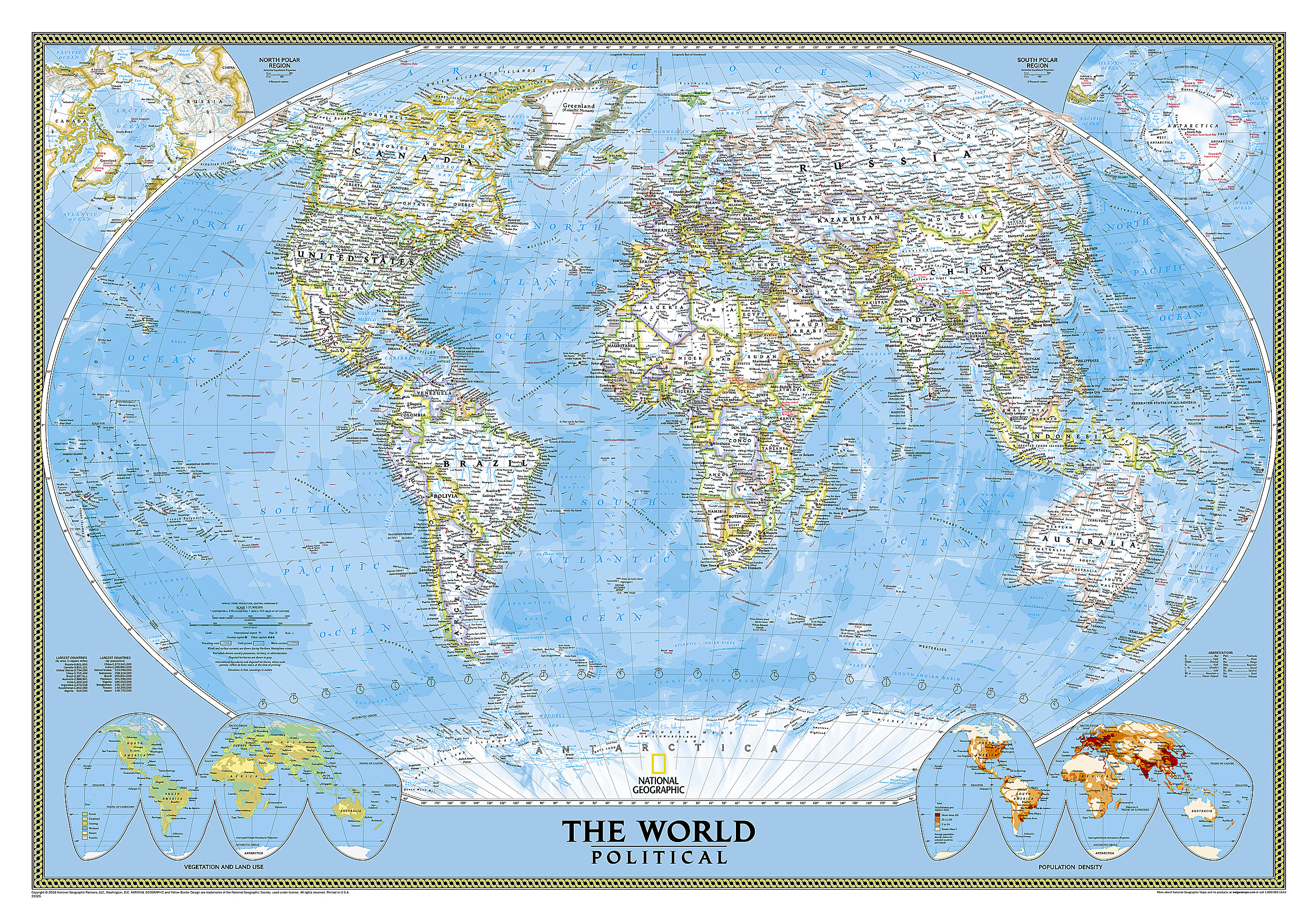 World Classic [Laminated] Map