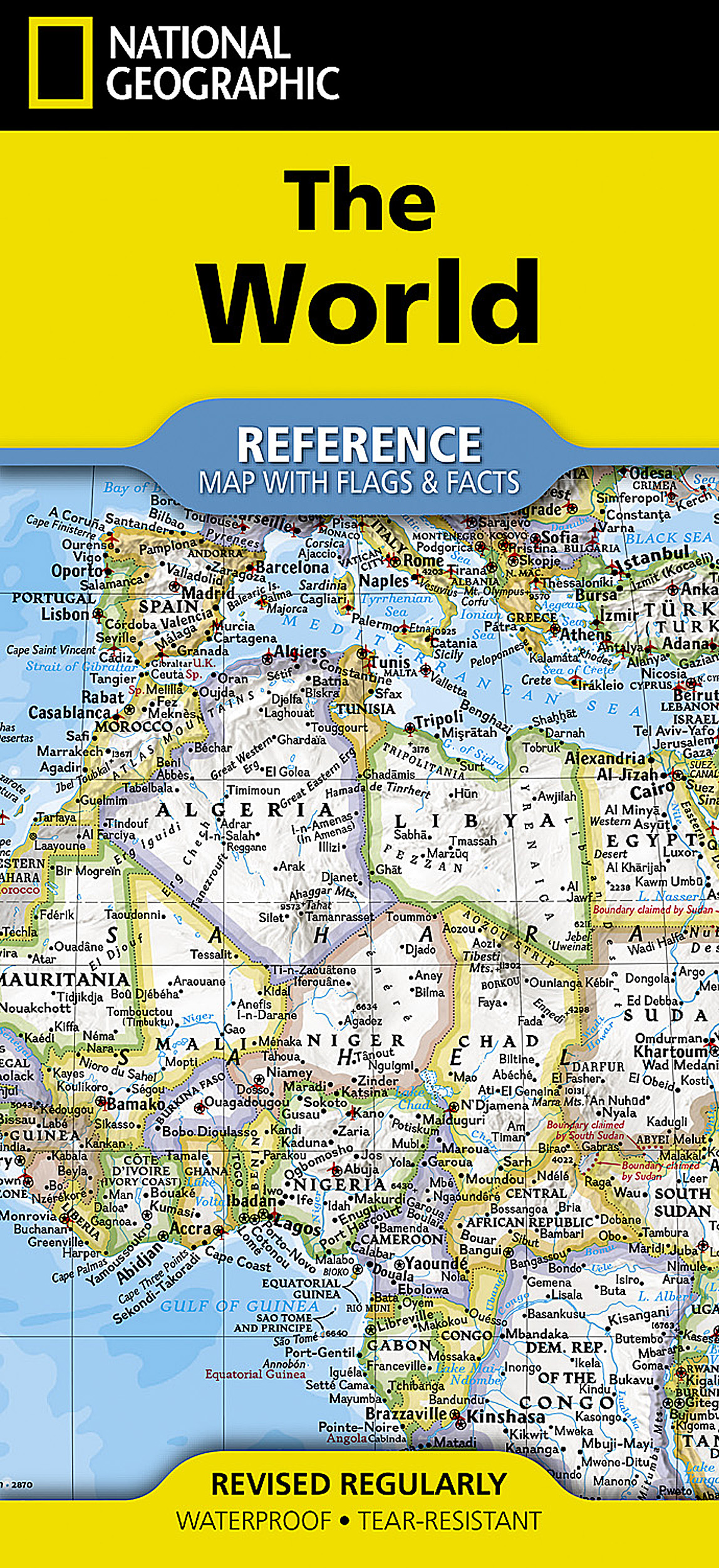 World [Folded] Map