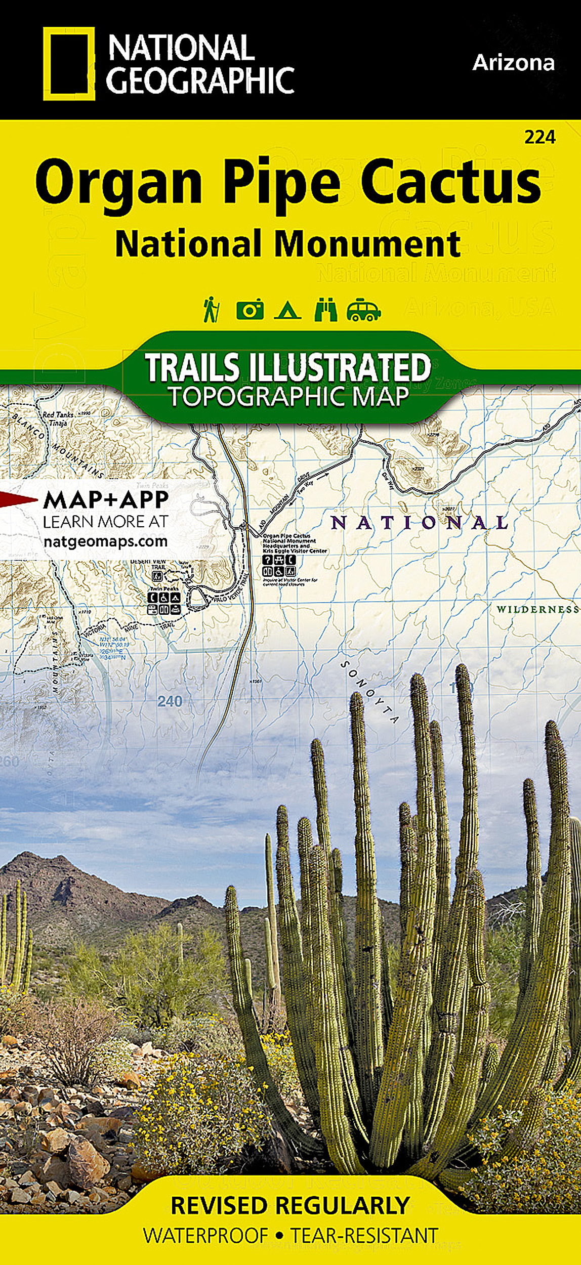Organ Pipe Cactus National Monument Map