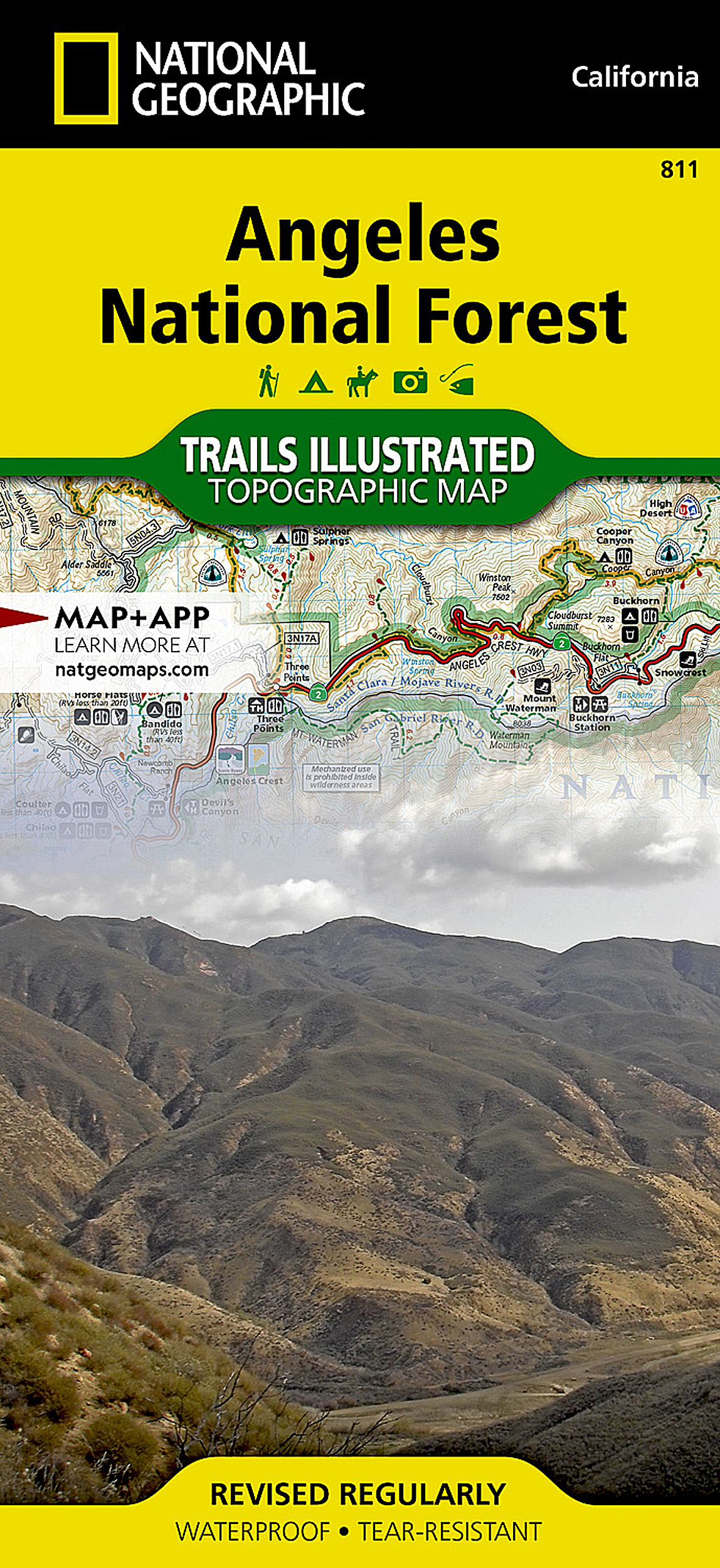 Angeles National Forest Map