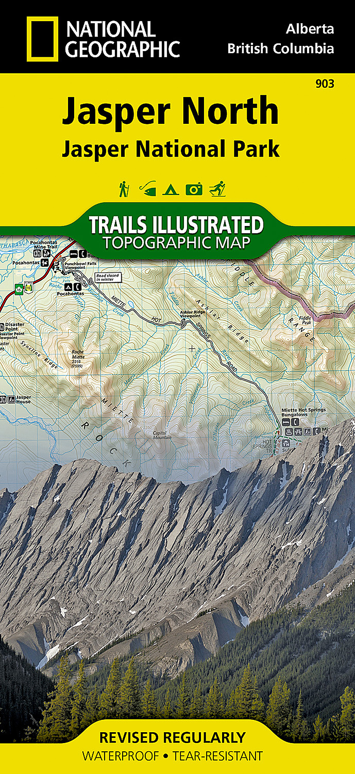 Jasper North [Jasper National Park] Map