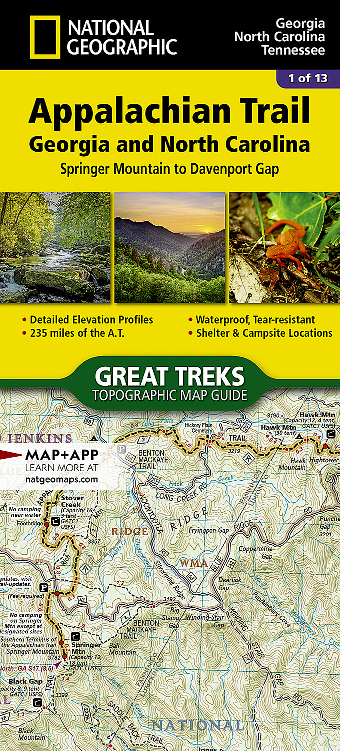 Appalachian Trail, Springer Mountain to Davenport Gap [Georgia, North