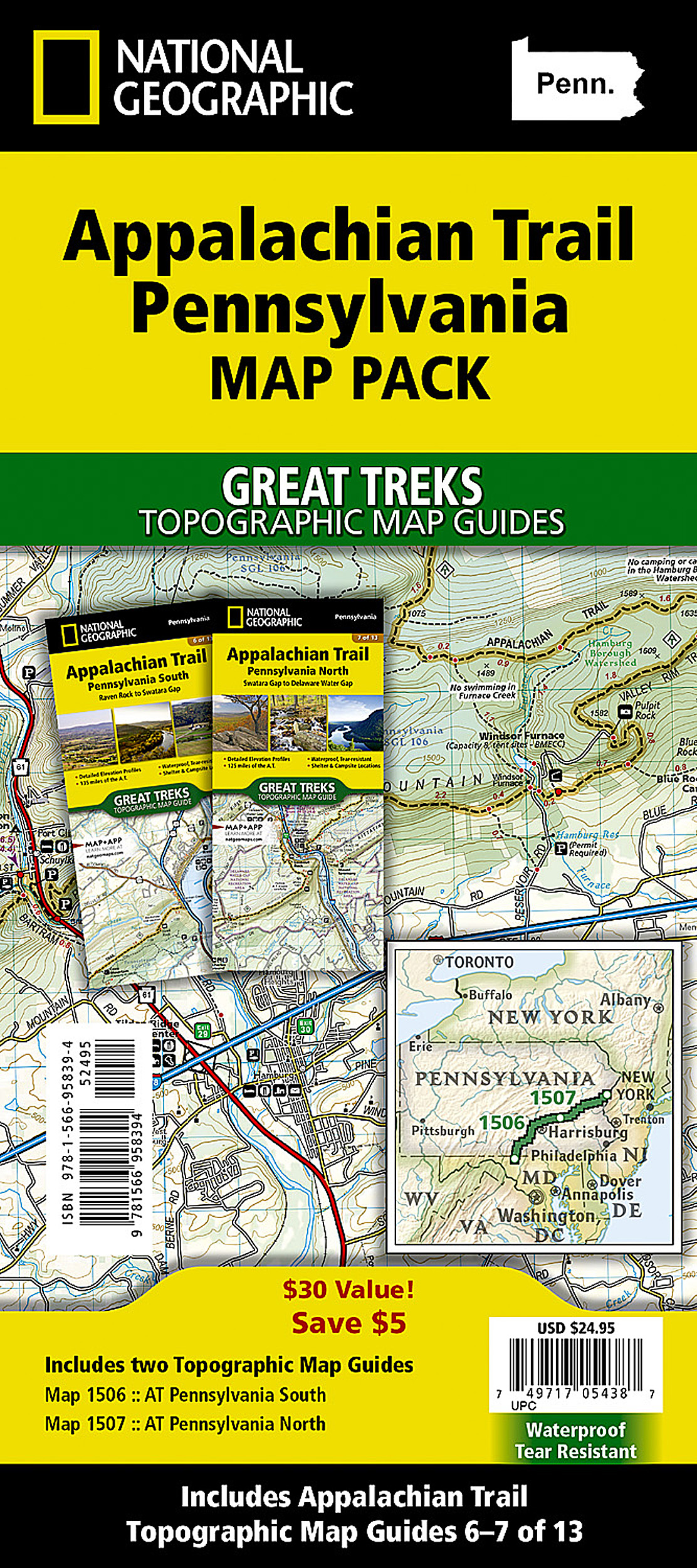 Appalachian Trail: Pennsylvania [Map Pack Bundle]